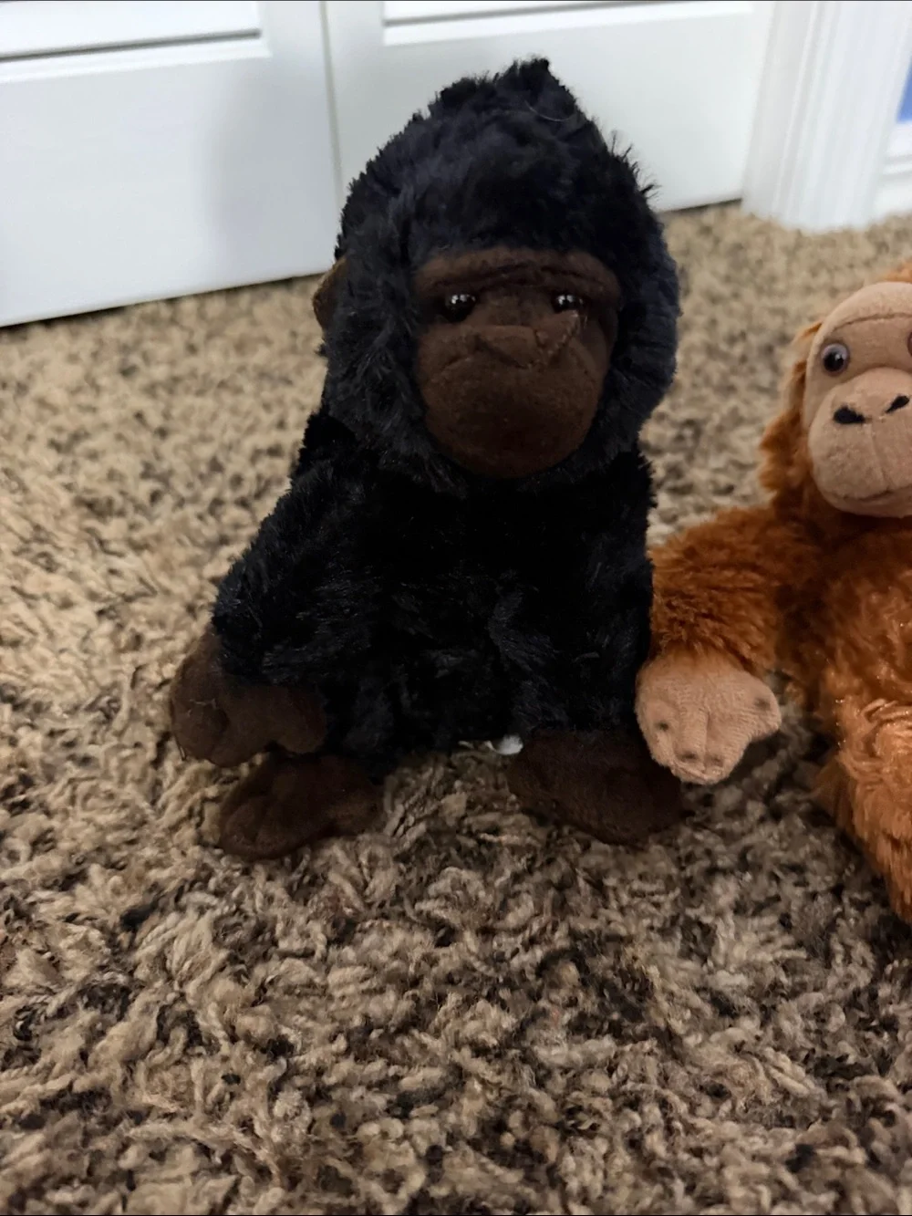 Plush Giraffe, Gorilla, Orangutan, Elephant Set